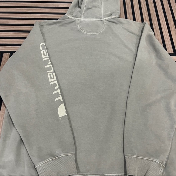 Carhartt Gray Hoodie. NWOT - Picture 3 of 5